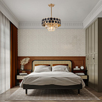 Подвесная хрустальная люстра Arte Milano 375009/3+2/300/380 GD