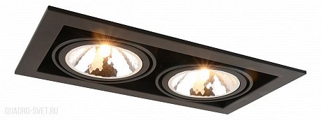Встраиваемый светильник Arte Lamp Cardani A5949PL-2BK