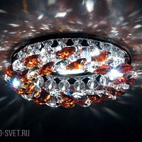 Встраиваемый светильник Donolux DL061.02.1/7 crystal/topaz