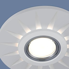 Встраиваемый точечный светильник с LED подсветкой Elektrostandard gypsum 2243 MR16