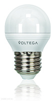 Лампа светодиодная диммируемая Шар Voltega Е27 4000К 6W VG2-G2E27cold6W-D
