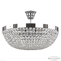 Хрустальная потолочная люстра Bohemia IVELE Crystal 19291/45NZ/S Ni