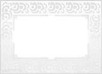 Рамка для двойной розетки (белый) Werkel WL05-Frame-01-DBL-white