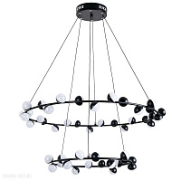 Большая светодиодная люстра Arte Lamp DEXTER A3619SP-48BK