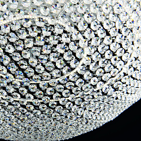 Хрустальная потолочная светодиодная люстра APL LED Rimini S501.0.40.C.4000
