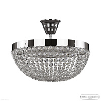 Хрустальная потолочная люстра Bohemia IVELE Crystal 19291/35NZ/S/LED-DIM Ni