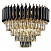 Хрустальная подвесная люстра Omnilux Certaldo OML-81803-12