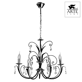 Люстра подвесная Arte Lamp ROMANA A1742LM-5BK