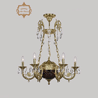 Хрустальная подвесная люстра Bohemia Art Classic 31.44.6.KR175SP.250IT.G.Sp.Amber.Blue.1A