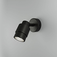 Настенный светодиодный светильник Eurosvet Plat 20125/1 LED черный