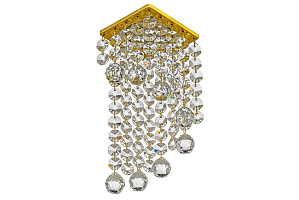 Встраиваемый хрустальный светильник Dio D'Arte Tayo GU10.5.14.8x8.715 G