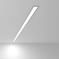 Линейный светодиодный встраиваемый светильник 128см 25Вт 6500К матовое серебро Elektrostandard 101-3