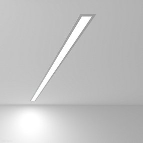 Линейный светодиодный встраиваемый светильник 128см 25Вт 6500К матовое серебро Elektrostandard 101-3