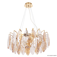 Подвесная хрустальная люстра Crystal Lux TREVI SP6 BRASS
