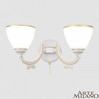 Бра Arte Milano 342837/2W WT+G