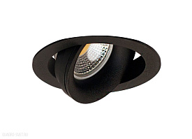 Встраиваемый поворотный светильник Donolux Saturn DL18412/01TR Black