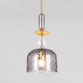 Подвесной светильник со стеклянным плафоном Eurosvet Dream 50193/1 дымчатый