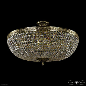 Хрустальная потолочная люстра Bohemia IVELE Crystal 19111/80IV GB C1