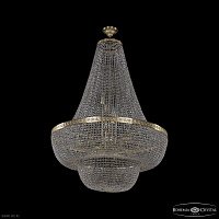 Большая хрустальная люстра Bohemia IVELE Crystal 19091/H2/100IV G
