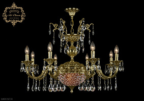 Хрустальная подвесная люстра Bohemia Art Classic 31.29.8.CK250SP.250GL.G.Sp.Amber.White.1A