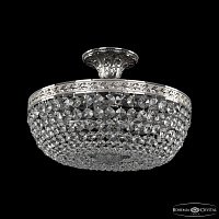 Хрустальная потолочная люстра Bohemia IVELE Crystal 19111/35IV Ni