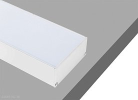 Накладной алюминиевый профиль, 2 метра, Белый матовый Donolux DL18513RAL9003