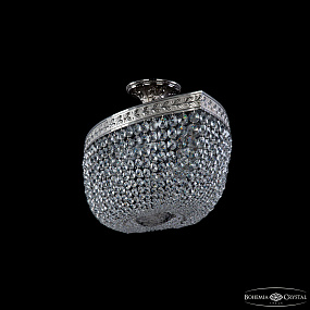 Хрустальная потолочная люстра Bohemia IVELE Crystal 19113/80IV Ni