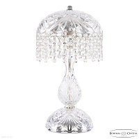 Хрустальная настольная лампа Bohemia IVELE Crystal 14781L1/22 Ni R
