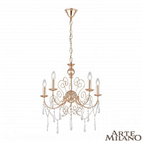 Подвесная хрустальная люстра Arte Milano 345620/5 FGD