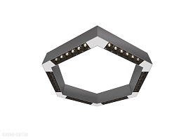 Накладной светодиодный светильник 0,5м 36Вт 48° Donolux Eye-hex DL18515С111А36.48.500BW