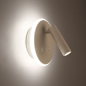 Настенный светодиодный светильник с поворотным плафоном Elektrostandard Tera Tera LED белый (MRL LED