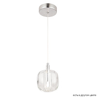 Подвесной светильник Crystal Lux BOX SP1 CHROME/TRANSPARENT