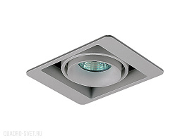 Встраиваемый светильник Donolux Lumme DL18615/01WW-SQ Silver Grey/Black