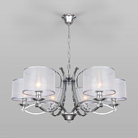 Подвесная люстра Eurosvet Fabiola 60124/6 хром Smart (60109/6)
