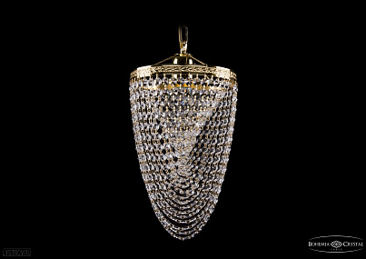 Хрустальный подвесной светильник Bohemia IVELE Crystal 1921/20-21/G