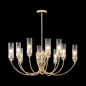 Большая люстра Crystal Lux SECRET SP10 GOLD