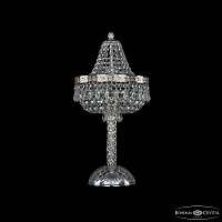 Хрустальная настольная лампа Bohemia IVELE Crystal 19271L4/H/25IV Ni