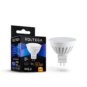 Лампа светодиодная Voltega GU5.3 10W 2800K матовая VG1-S2GU5.3 warm10W-C 7074