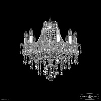 Хрустальная подвесная люстра Bohemia IVELE Crystal 1415/12/165 Ni