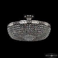 Хрустальная потолочная люстра Bohemia IVELE Crystal 19281/60IV Ni