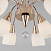 Потолочная люстра со стеклянными плафонами Eurosvet Ellene 30149 золото