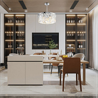 Подвесная хрустальная люстра Arte Milano 378909/6/300/490 CR