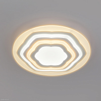 Светодиодный потолочный светильник с пультом управления Eurosvet Siluet 90117/4 белый