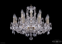 Хрустальная подвесная люстра Bohemia IVELE Crystal 1402/8+4/195/Pa