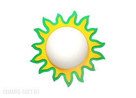 Настенно-потолочный светильник Солнышко Donolux Baby W110040/1green