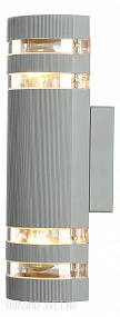 Уличный настенный светильник Arte Lamp Metro A8162AL-2GY