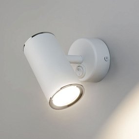 Настенный светодиодный светильник с поворотным плафоном Elektrostandard Rutero Rutero GU10 SW белый 