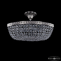 Хрустальная потолочная люстра Bohemia IVELE Crystal 19113/45IV Ni