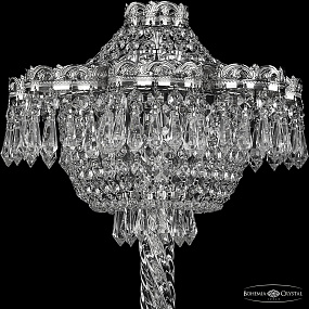 Хрустальная настольная лампа Bohemia IVELE Crystal 19301L4/27JB Ni