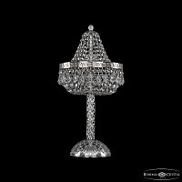 Хрустальная настольная лампа Bohemia IVELE Crystal 19011L4/H/25IV Ni